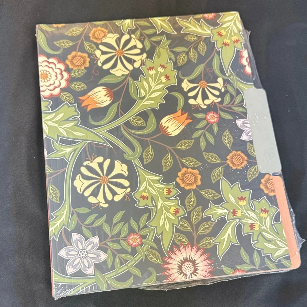 18 piece Floral Patterned File Folders assorted patterns and colors all are new